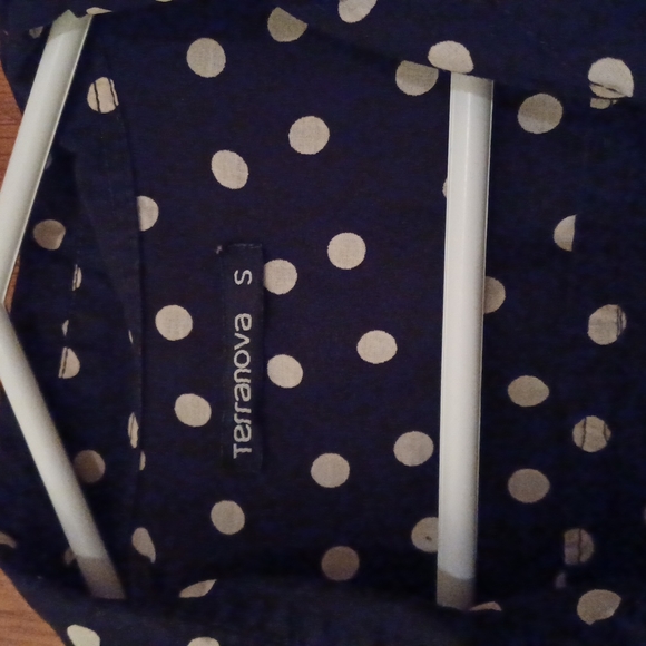 Vintage polka dot shirt, size small - Picture 3 of 5